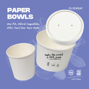 Bowls de Papel Compostables