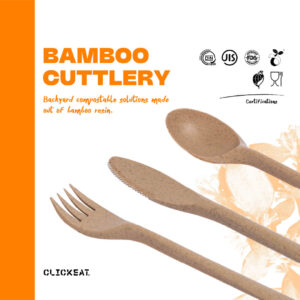 Cubiertos de Bambú ClickEat