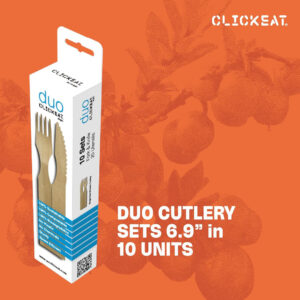 DUO Cutlery Set (6.9”) – 10 unidades